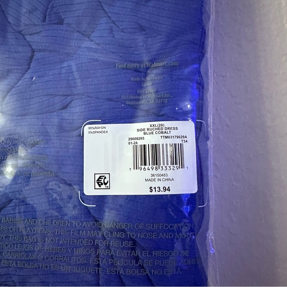 Blue Maternity Dress - Picture 5 of 5